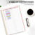 Meeting Notebook for Work Organization - Work Planner Notebook with Action Items, Agenda Planner for Note Taking, 160 Pages (6.9" X 9.9") Project Org