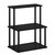 Furinno Turn-N-Tube 3-Tier Toolless Multipurpose Printer Stand Display Storage Shelf, Americano/Black