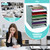 Tatuo 6 Pack Stackable Paper Trays Plastic Letter Tray Desk Organizer Paper Holder Organizer Storage Office Desk Accessories for Classroom Magazine F