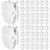 Feifeiya 50 Pcs Cubicle Clips Fabric Panel Cubicle Accessories Fabric Partition Panel Wall Clip Office Photos Wall for Notes Memos Standard Size, 40-