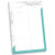 bloom daily planners Undated Daily Timed to-Do List Pad - Tear Off Planning Sheets - 6" x 9" - Color Blocking Marble