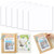 Tinlade 6 Pcs Adhesive Clear Corner Pockets 6 x 6 Inch Sticky Pocket Sleeves Self Adhesive Planner Pockets Adds Extra Storage Space to Notebooks Fold