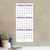 AT-A-GLANCE 2026 Wall Calendar, 12" x 27", Large, Vertical, 3-Month Reference (PM112826)