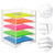 3x3 Inch Acrylic Sticky Note Holder For Desk Colorful Sticky Notes Holder Post It Note Holder Multiple Sticky Notepad Organizer Self Stick Note Pad H