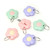 Honbay 6PCS Creative Cute Flower Mini Utility Knives Portable Art Knife Retractable Envelope Knife Letter Opener Carton Opener Box Cutter with Hangin