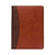 Samsill Two-Tone Padfolio, Resume Portfolio, Business Portfolio, with 8.5 x 11 Writing Pad, Brown and Dark Brown