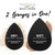 Aesthetica Cosmetics Beauty Sponge Blender - Latex Free and Vegan Makeup Sponge Blender - For Powder, Cream or Liquid Application - One Piece Make Up