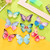Gejoy 16 Pieces Glitter Butterfly Hair Clips for Girls Butterfly Glitter Barrette for Women Teens Hair Accessories