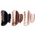 3 Pcs Acrylic Hair Claw Clips 2 Inch Non Slip Hair Barrette Jaw Clamps Ponytail Holder Hair Accessories for Women and Girls