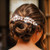Catery Rhinestones Bridal Hair Comb Sliver Wedding Hair Piece Crystal Clip Accessories for Brides and Women (Pack of 2)