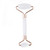 Jade Roller and Gua Sha Set - Facial Body Eyes Neck Massager Tool for Beautiful Skin Detox - Reduce Wrinkles Aging -?White Jade?