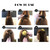 2Pcs Sponge Hair Pad Charming Bump It Up Volume Inserts Comb Base Bun Maker Do Beehive Hair Styler Insert Tool for Women Girl (Brown)