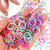 1000 Mini Rubber Bands Soft Elastic Bands for Hair Braids Hair (Vibrant Color)