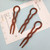 6 Pieces Plastic Hair Pins U Shaped Hair Pins Fast Spiral Hair Braid Twist Styling Clips Hairdressing Accessories For Women Lady, Brown