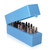 PANA Nail Drill Bit Holder Stand Display Organizer- Dust Proof Storage Container Box Case Tools for Home Use or Nail Salon - (30 Holes, Blue) (Drill