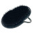Gents American Comb's Palm Pocket Shampoo Brush - Made in USA with Round Bristles for Effective Scalp Massage (Black)