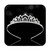 Kilshye Rhinestone Tiara Headband Silver Princess Crown Prom Hair Accessories for Women