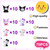 CLTJMM 70 PCS Kawaii Cute Cartoon Kitty Nail Charms | 3D Flatback Resin Rhinestones for DIY Nail Art & Slime Decorations | Perfect for Women & Girls