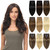 Rose bud 47 inch Tinsel Hair Extensions 12 Colours About 2400 Strands Fairy Hair Tinsel Kit