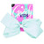 GOODY Kids Large Teal Bow Barrette - Stay Tight Closure - Comfort Fit - All Hair Types - 1 Count (Pack of 1) - Children, Unisex