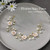Unicra Bride Flower Wedding Hair Vine Daisy Gold Bridal Hair Piece Crystal Hair Accessories for Women and Girls