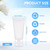 20PCS Clear Empty Refillable Plastic Tubes Bottle Packing Sample Bottles For Shampoo Cleanser Shower Gel Body Lotion (20 ML)