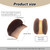 2Pcs Charming Bump It Up Volume Inserts Hair Comb Do Beehive Hair Stick Bun Maker Tool Hair Base Styling Accessories for Women Lady Girl (Brown)