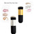2 Pieces Foundation Brush, Chubby Makeup Brush, Suit For Blending Liquid, Cream or Flawless Powder Cosmetics(Golden & Silver)