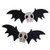 Dark Gothic Skull Bat Hair clips Edge clip Hairpin Fit For Cosplay Party Hallowmas A Pair