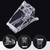 12Pcs Nail Tips Clip for Quick Building Polygel Nail Clips for Polygel Finger Nail Extension Manicure Nail Art Tool with 1Pcs False Nail Tip Trimmer