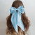 Jumbo Silky Satin Bow Hair Clip with Long Tails for Women and Girls - Bowknot Barrette, Large Metal Hair Slide Clips and Hair Pins Accessories (Light