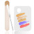 Makeup Spatula - Professional Foundation Spatula with Acrylic Palette and Metal Cosmetic Spatula for Quick Blending & Applying, Cosmetic Makeup Spatu