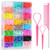 Elastic Hair Bands 24 Colors, BEBEEPOO 2000 pcs Mini Hair Rubber Bands with Organizer Box, Soft Small Girl Hair Ties, Colorful Baby Rubber Bands Set