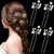 CustomyLife 4pcs Bridal Wedding Hair Styling Pin, Non-Slip Bun Updo Hair Bobby Pin Clip, Vintage Glitter Alloy U Shaped Hair Piece Accessories for Wo