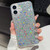 Changjia for iPhone 16 Glitter Case,Cute Girly Bling Sparkle Sparkly Shiny Reflective Soft TPU Silicone Bumper Shockproof Slim Thin Protective Phone