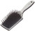 Diane Small Cushion Paddle Brush, 7-Row, Ideal for Medium to Thick Hair, Detangling and Smoothing, Silver