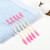 AKOAK 100 Pcs/set Colorful Double Head Spiral Cotton Swabs, Ear Picking Cotton Swabs, Makeup Remover Sanitary Swabs (Pink)