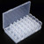 BornBeauty 28 Slots Empty Clear Plastic Organizer Box Nail Art Decoration Storage Container Tool for Nail Glitter Rhinestone Crystal, Earrings, Jewel