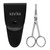 Kovira Precision Nose Scissors with Adjustable Tension Screw - 4 Inch Overall Length - Rounded Safety Scissors for Trimming Nasal Hair & Grooming Eye