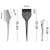 Kare & Kind 9 Pcs Hair Coloring and Styling Kit - 3x Single Brushes, 1x Hair Dye Comb-Brush, 5x Hair Clips- For Balayage, Highlights, Foiling, Micro