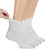 Dr. Scholl's Women's 4 Pack Diabetic and Circulatory Non Binding Ankle Socks, White, Shoe Size: 4-10