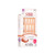 KISS Salon Acrylic Press On Nails, Nail glue included, 'Strong Enough', White, Long Size, Coffin Shape, Includes 28 Nails, 2g Glue, 1 Manicure Stick,