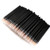 TygoMall 100pcs Disposable Eyeliner Makeup Brushes With Covers On the Hair, Makeup Eye Liner Tools Wands Applicator(Size: 9cm, Color: Black)