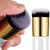 2 Pieces Foundation Brush Chubby Makeup Brush Kabuki Makeup Brush Travel Powder Brush for Blending Liquid, Cream or Powder Cosmetics (white)