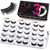 Eliace 3D Mink Lashes Natural Look 5 Mixed Styles 15 Pairs Fake Eyelashes Bulk Pack Handmade Luxurious Volume Fluffy Natural Eyelashes Comfortable an