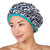 Reusable Shower & Bath Cap & Lined, Oversized Waterproof Shower Caps Large Designed for all Hair Lengths with PEVA Lining & Elastic Band Stretch Hem
