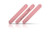 Iridesi Mini Nail Files Pink 3.5 Inches Long by 1/2 Inch Wide Emery Boards 280/320 Grit 12 Fingernail Filers Per Pack