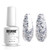 Vishine Gelpolish Long-lasting Gel Nail Polish Lacquer Shiny Color Soak Off UV LED Manicure Glitter Silver (1853)