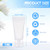 20PCS 15ml/0.5oz Clear Empty Refillable Plastic Soft Tubes With Flip Cover Packing Sample Container Bottle Vials For Shampoo Cleanser Shower Gel Crea