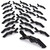 Deke Home - Alligator Hair Clips with Teeth, Professional Salon Hair Sectioning Clips for Styling, Cutting & Coloring, Non-Slip Grip, Durable Plastic
